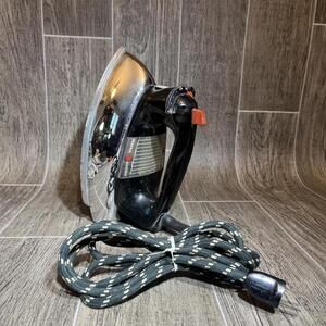 Vtg General Electric Steam And Dry Iron Chrome H3F62 Tested Working